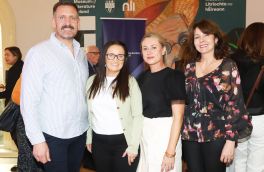 Kieran O' Donovan with Orlagh Geraghty, Sarah Sherry & Irene McEvoy